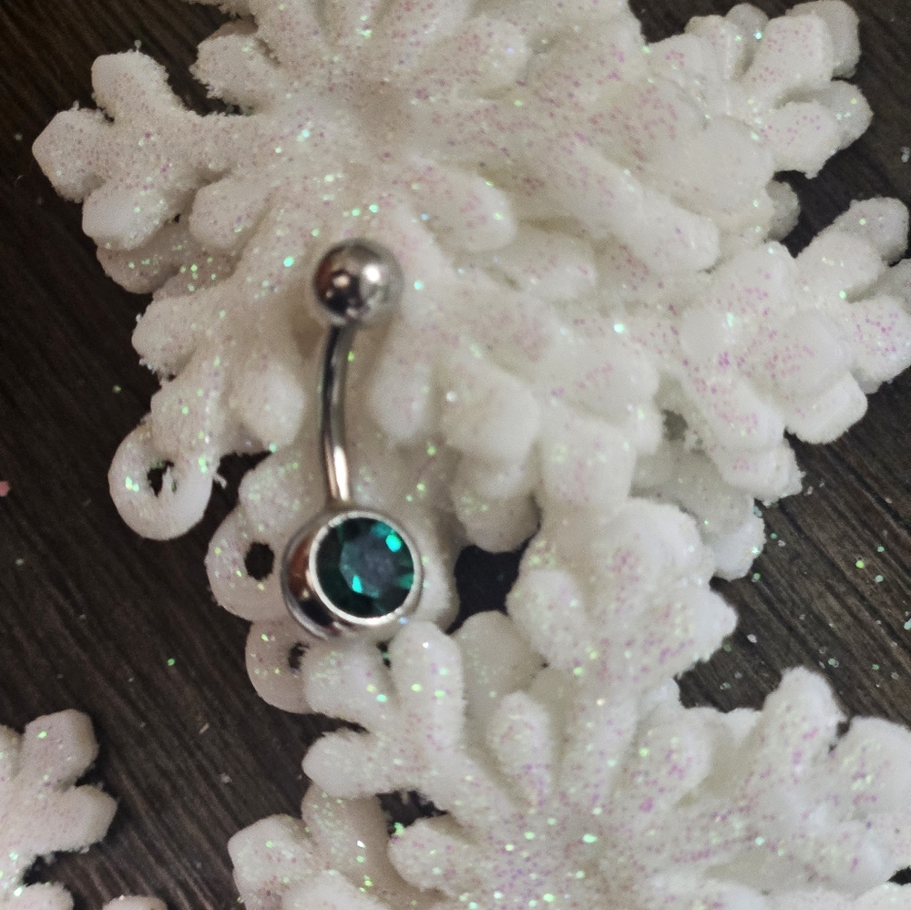 Christmas Bellybutton Rings Set of Four - Picture 3 of 7